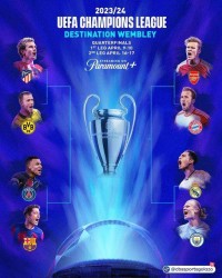 欧冠解签：皇城对决看到腻，巴萨巴黎谁赢直通决赛？